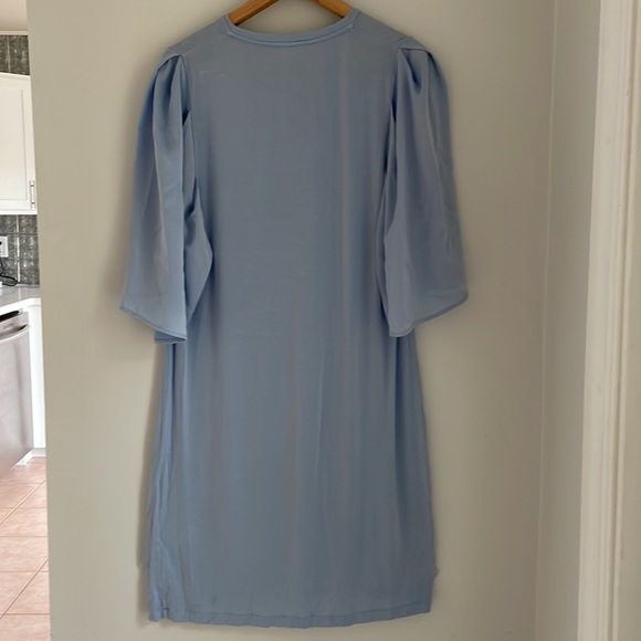 PLUTO Dress Women’s Size 40 Modal Purple Flutter Sleeve Lounge Dress Lavender - Picture 7 of 12